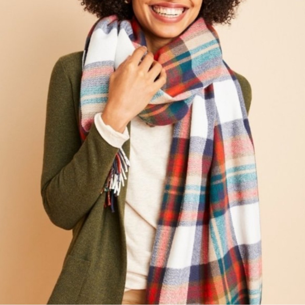 JCrew Plaid Scarf
